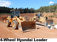 Cowra Earthworks - 4wd Hyundai loader
