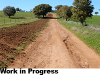 Cowra Earthworks work in progress